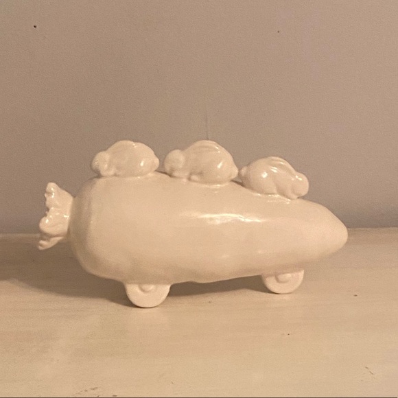 Rae Dunn HOP TO IT Bunny and Carrot Easter Decor - Picture 3 of 3